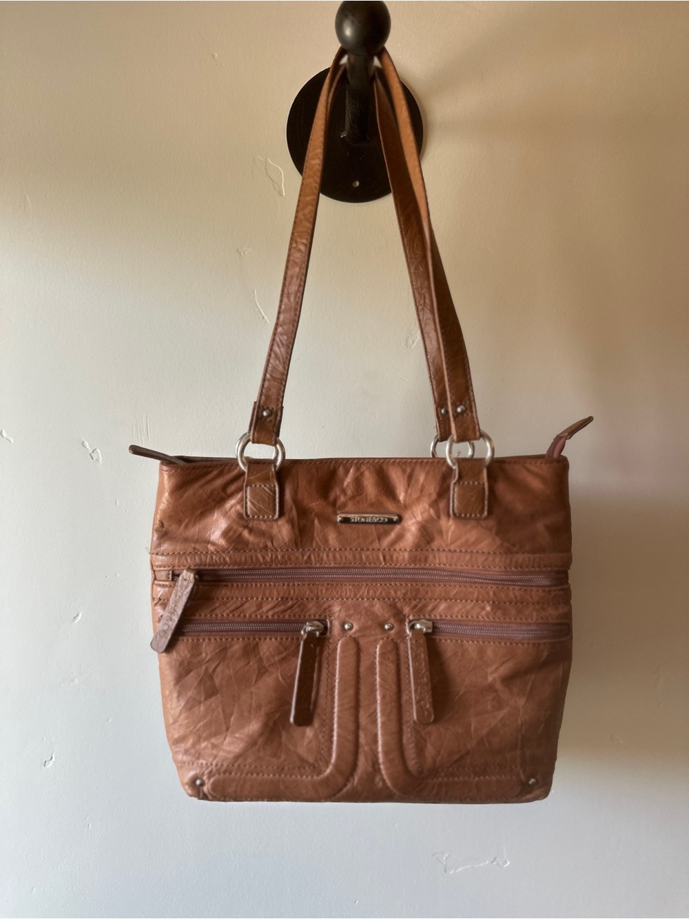Stone & Co. Tan Brown Shoulder Tote Bag